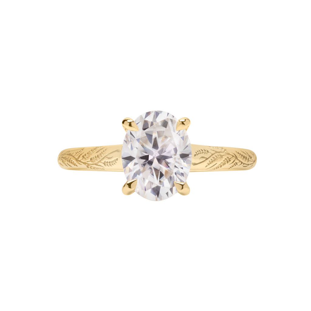 Annalise Oval Lab Grown Engagement Ring – Hera