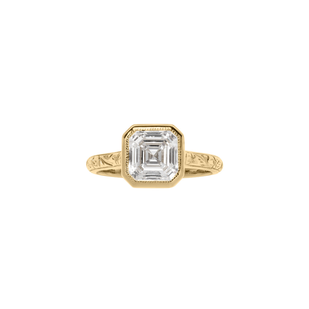 Gaia Asscher Lab Grown Engagement Ring – Hera
