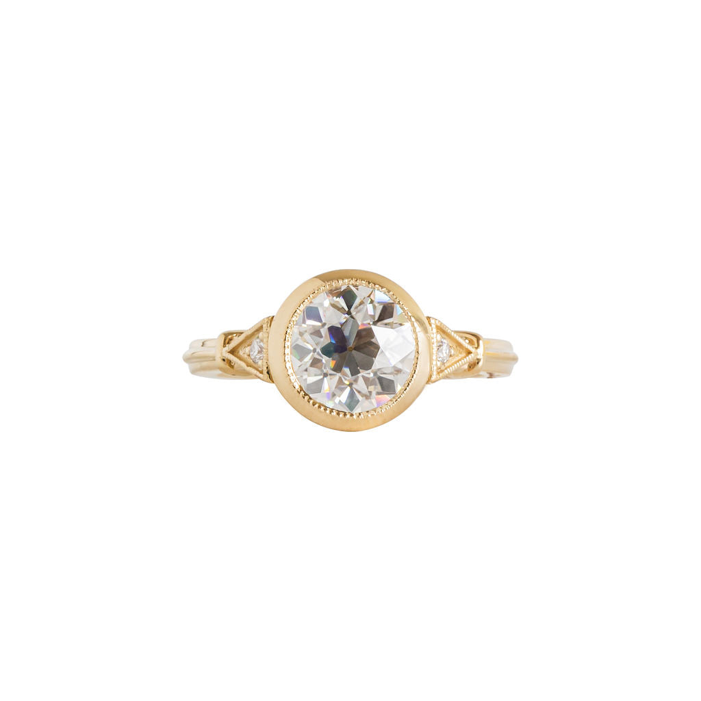 Audrey Lab Grown Round Engagement Ring – Hera
