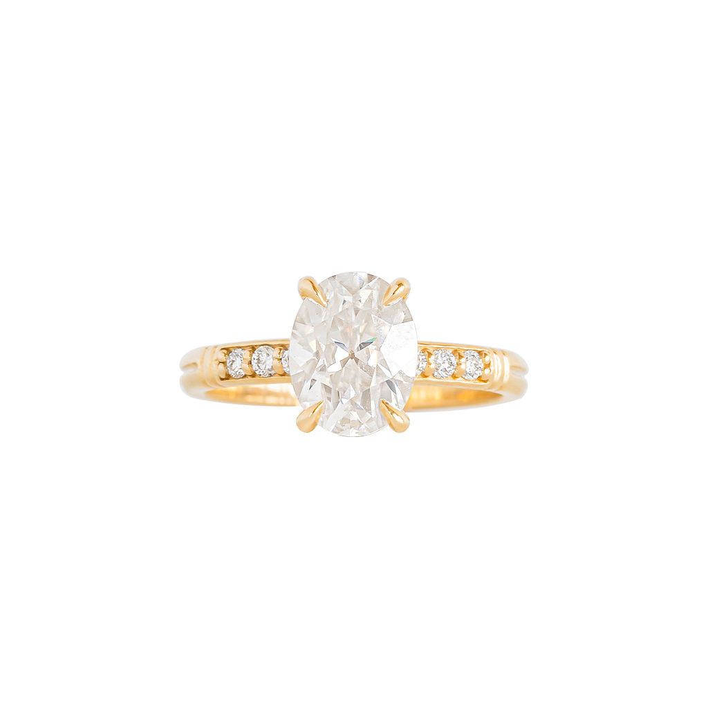 Andrea Oval Lab Grown Engagement Ring – Hera