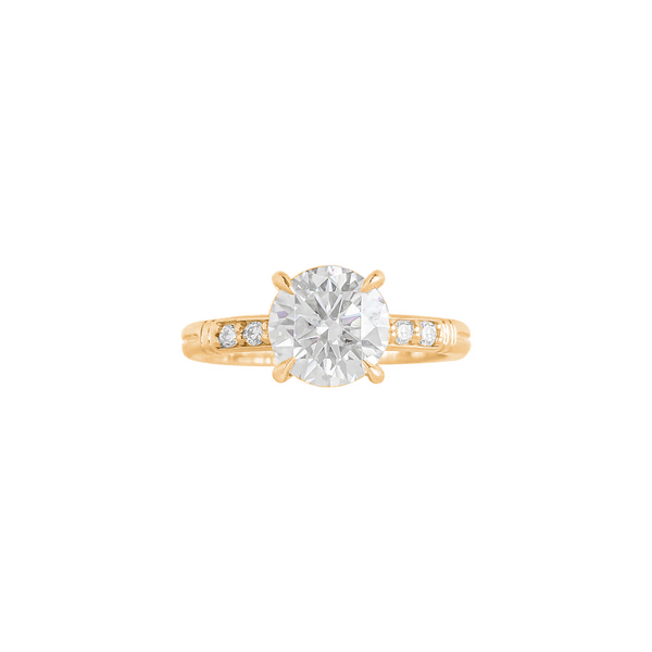 Andrea Round Lab Grown Engagement Ring – Hera - Main Image