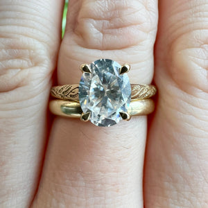 Annalise Oval Lab Grown Engagement Ring – Hera