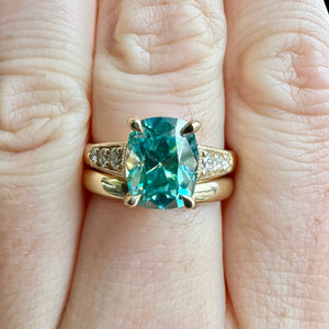 Oliver Old Mine Cut Lab Grown Engagement Ring – Hera