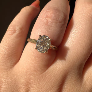 Annalise Oval Lab Grown Engagement Ring – Hera