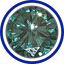 Colored moissanite