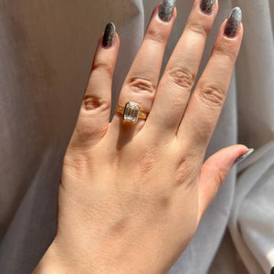 Josephine Emerald Lab Grown Engagement Ring – Hera
